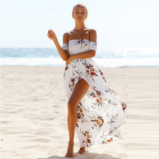 Floral Bandeau Maxi Dress Image 2