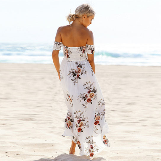 Floral Bandeau Maxi Dress Image 3