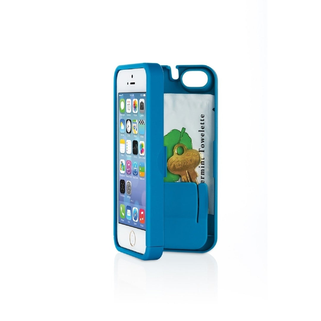 All in case - iPhone 5/5s/SE (1st Gen) Wallet/Storage Case - Card Holder - with Mirror and Attachable Strap Image 4