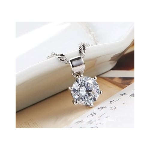 Dalia Cubic Zirconia Earrings Necklace Ring Jewelry Set Image 4