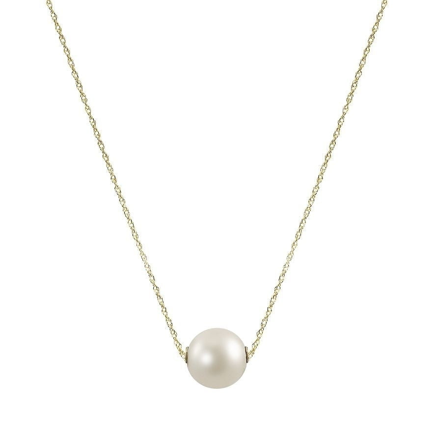 Delicate Pearl Necklace Image 2