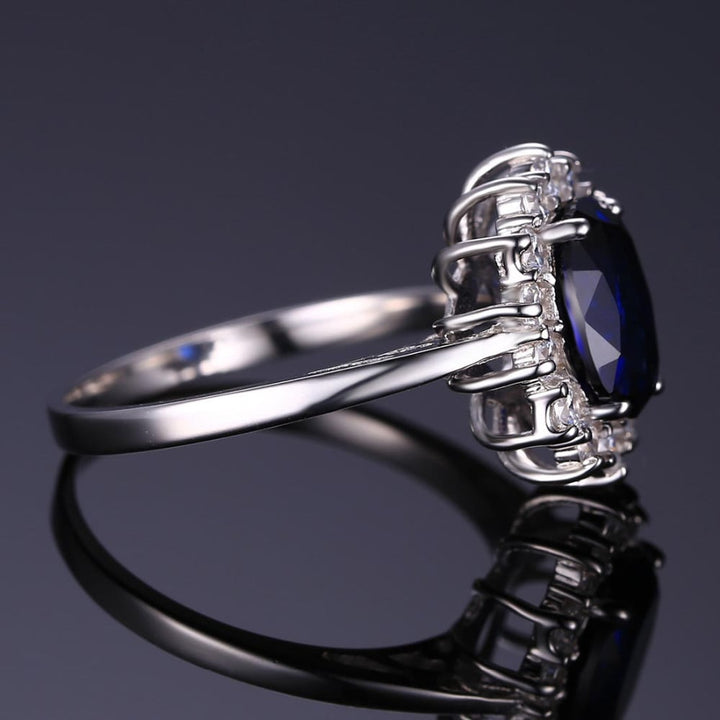 Blue Cubic Zirconia Jewelry Set Image 6