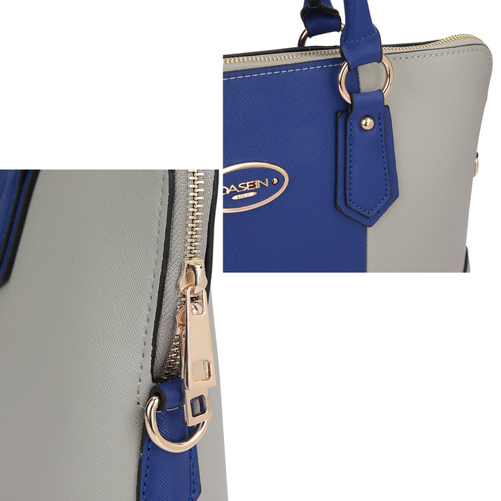 Dasein Women Slim Handbag Designer Purse Business Briefcase Satchel Rolled Top Handle Laptop Shoulder Bag Image 10