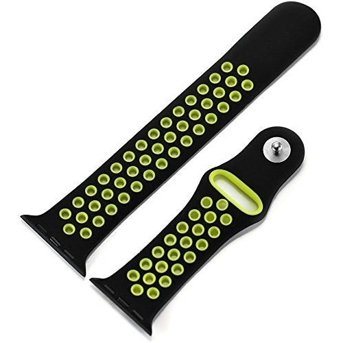 Soft Silicon Durable Replacement Wrist Band Strap for Apple Watch Series 1 Series 2 42mm M and L Sport Edition Image 4
