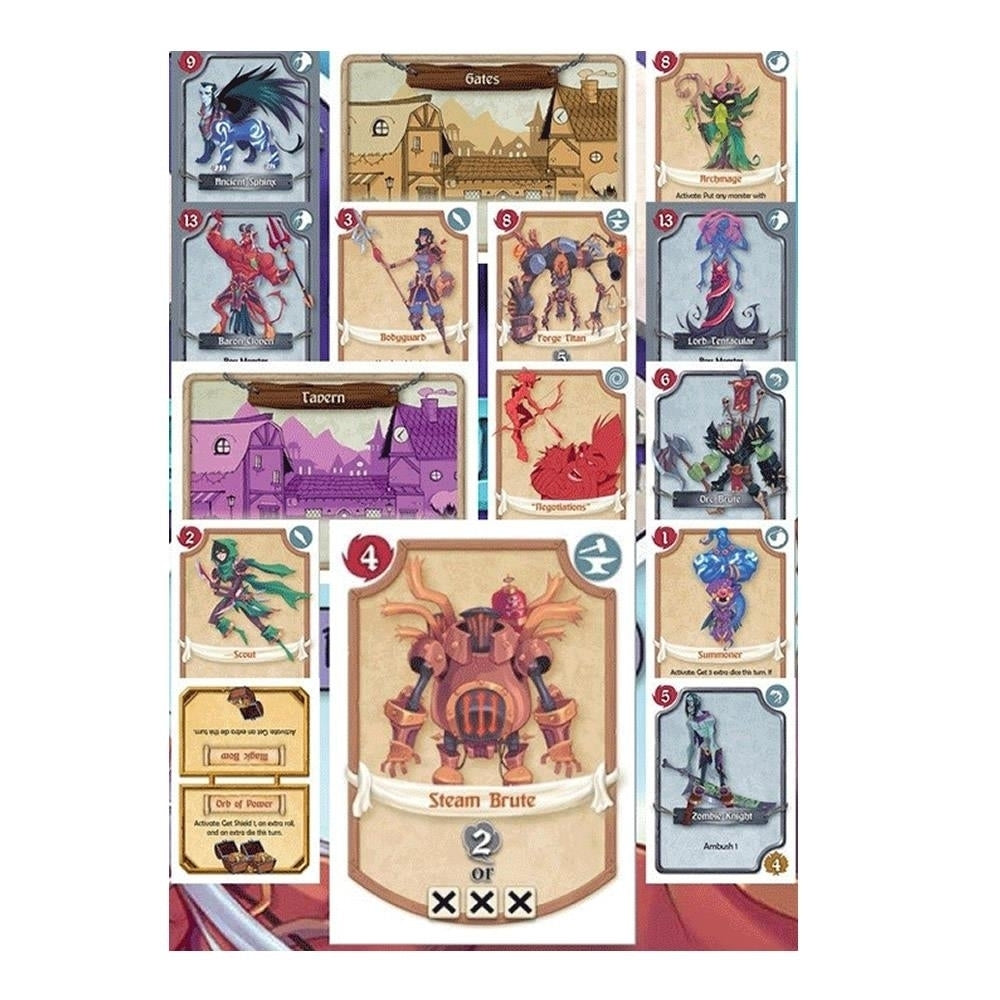 Fantahzee Hordes and Heroes Fantasy Dice Card Combat Board Game Alderac Entertainment Group Image 2