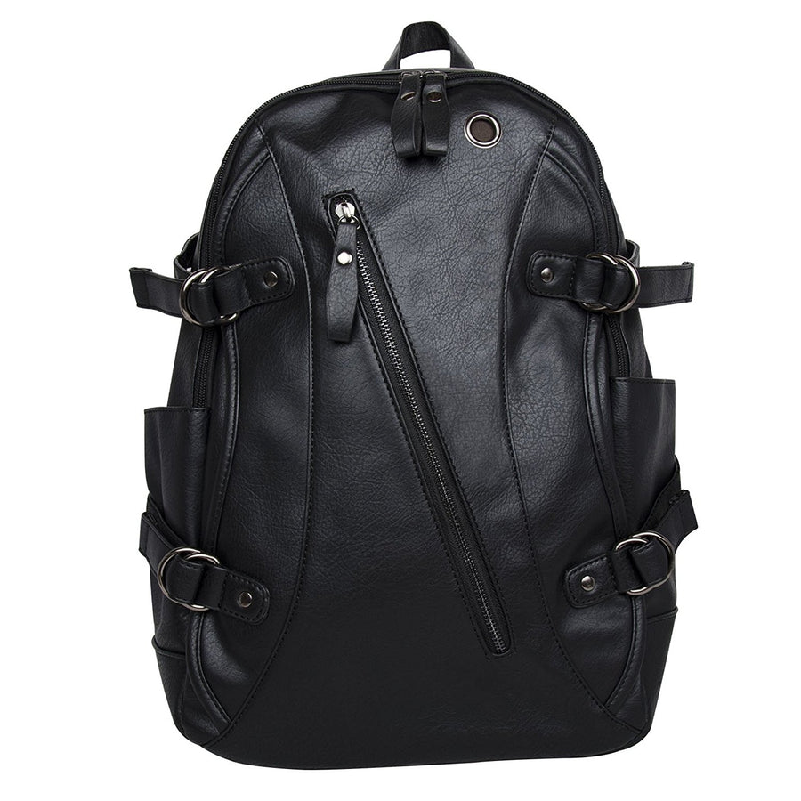 Leather Messenger Bag Shoulder Bag Bookbag School, Working And Travel Bag for Men Image 1