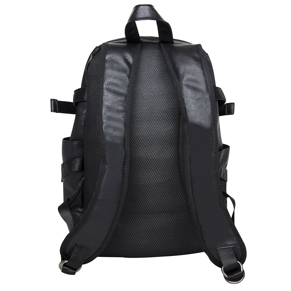 Leather Messenger Bag Shoulder Bag Bookbag School, Working And Travel Bag for Men Image 2