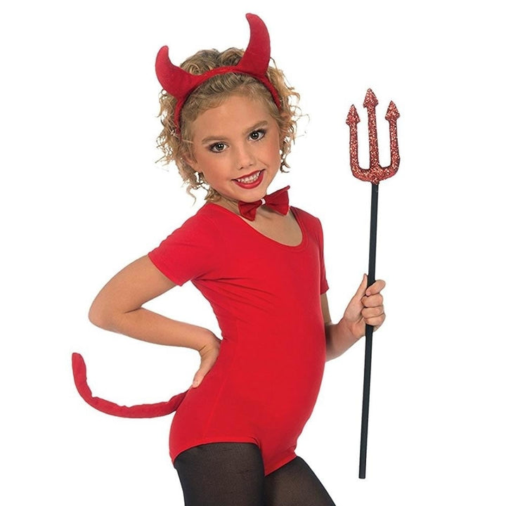 Devil Plush Accessory Kit Kids size O/S Red Costume Forum Novelties Image 2