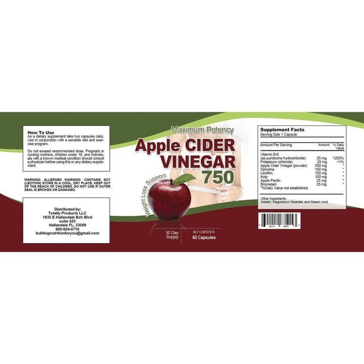 Apple Cider Vinegar Diet (60 Capsules) Image 2