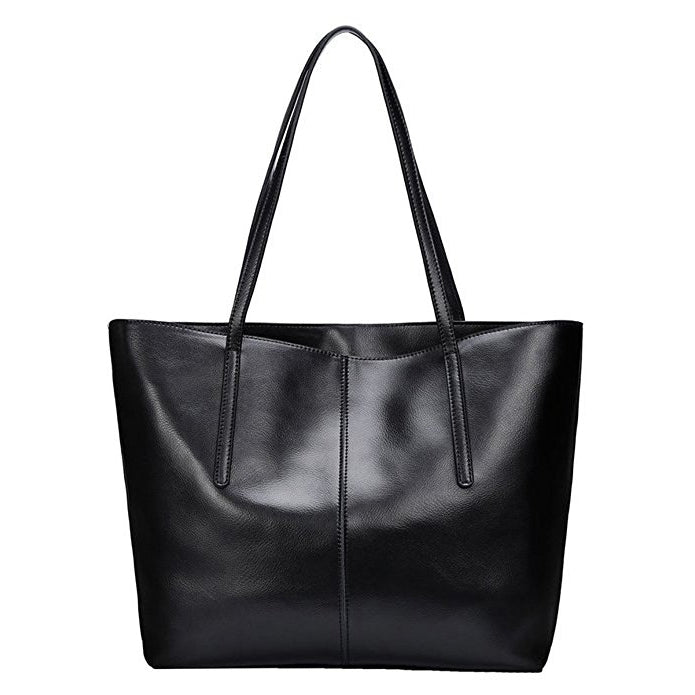 Womens Handbag Genuine Leather Tote Shoulder Bags Soft Image 7