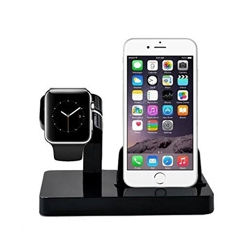 Apple Watch StandiPhone Charging Stand HolderDocking Station Dock Cradle for Apple Watch Image 1