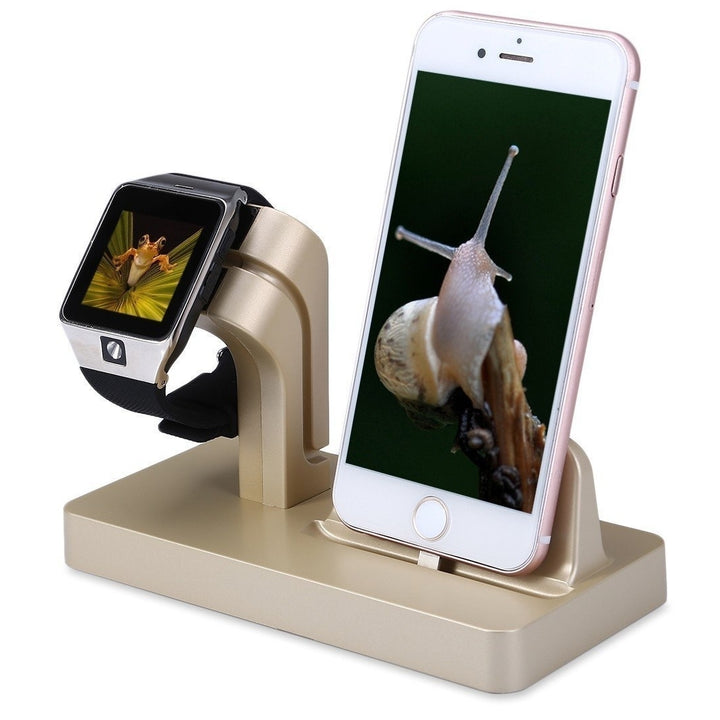Apple Watch StandiPhone Charging Stand HolderDocking Station Dock Cradle for Apple Watch Image 3