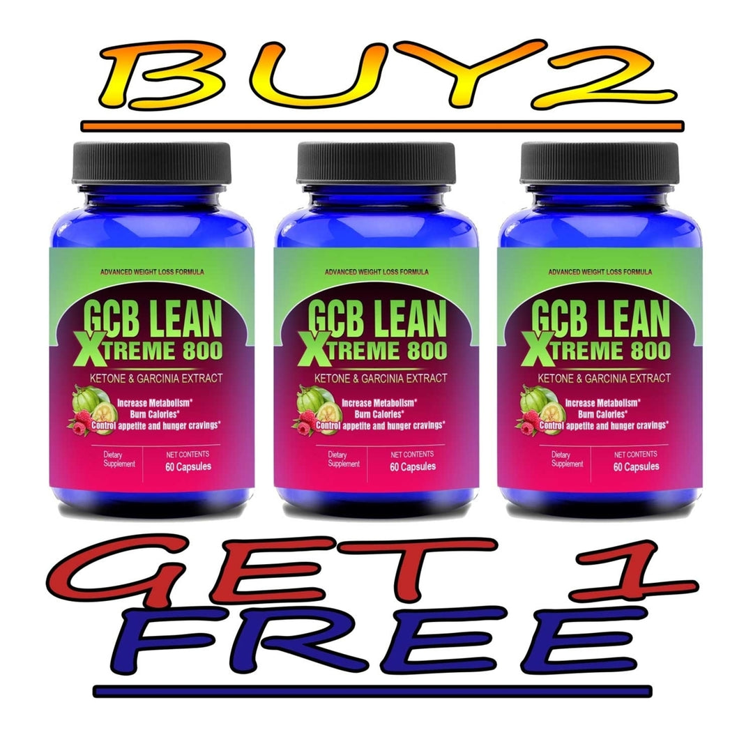 GCB Lean Extreme with Raspberry Ketones and Garcinia Extract (buy 2 get 1 FREE) Image 1