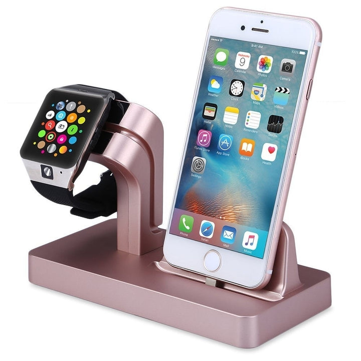 Apple Watch StandiPhone Charging Stand HolderDocking Station Dock Cradle for Apple Watch Image 4