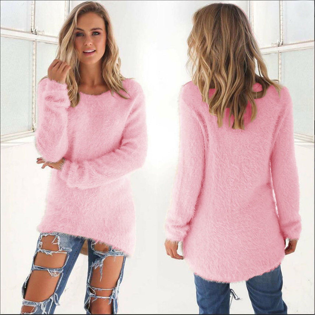 Pull Over Knit Sweater Jumper in assorted  8 Colors Image 3