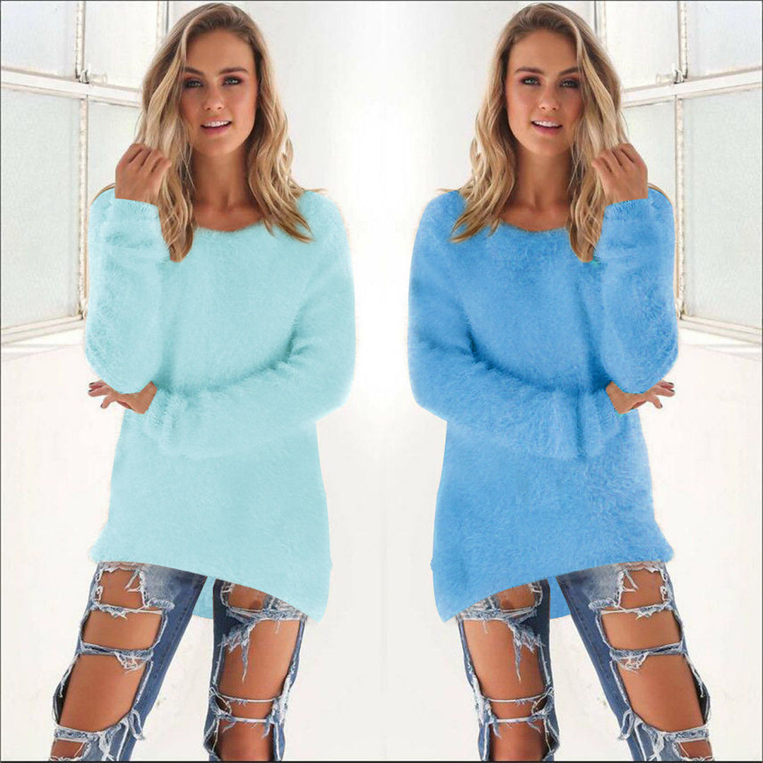 Pull Over Knit Sweater Jumper in assorted  8 Colors Image 4