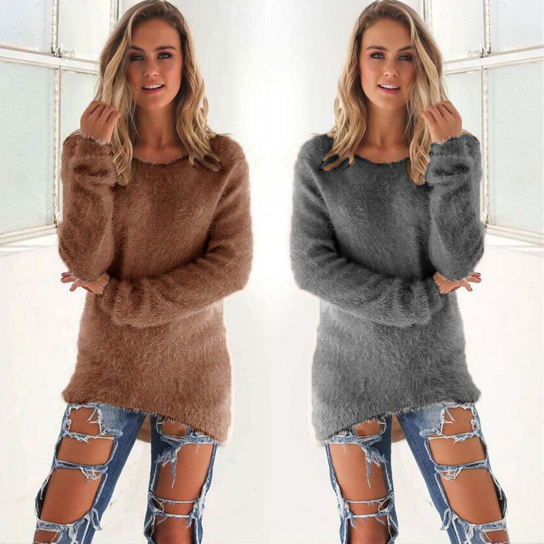 Pull Over Knit Sweater Jumper in assorted  8 Colors Image 6