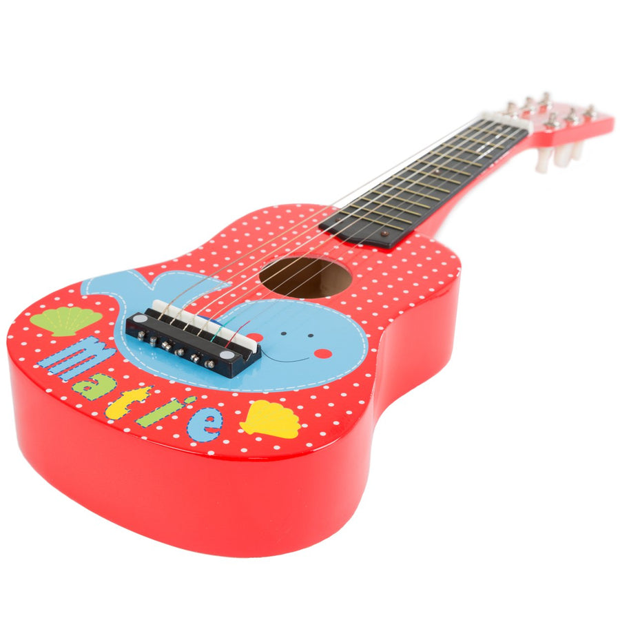 Toy Acoustic Guitar 21 Inch Kid Sized with Tunable Strings Real Sounds Wooden Body Image 1