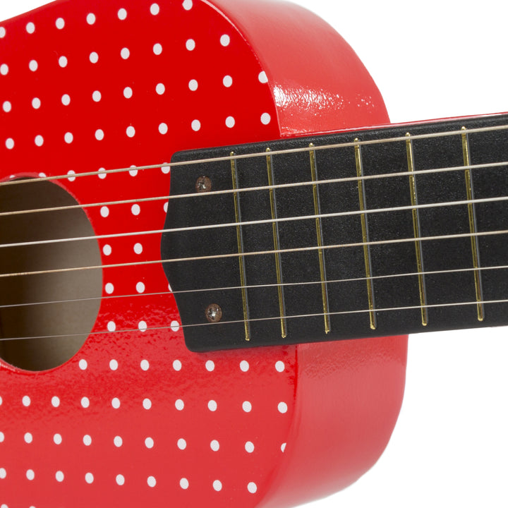 Toy Acoustic Guitar 21 Inch Kid Sized with Tunable Strings Real Sounds Wooden Body Image 4