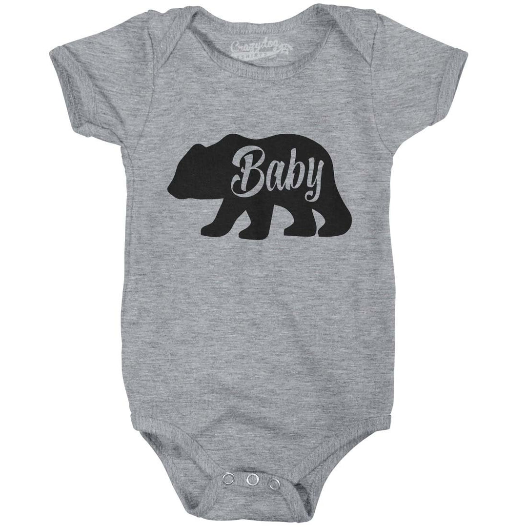 Baby Bear Funny Infant Shirts Cute Boy Girl Newborn Creeper for Family Bodysuit Image 1