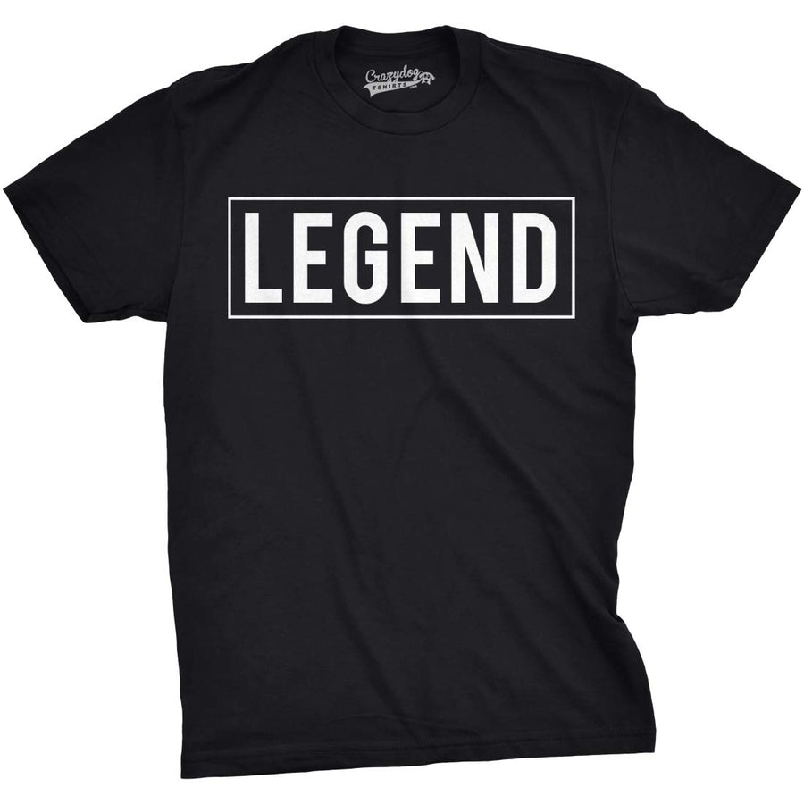 Mens Legend Funny Shirts Bragging Tee Hilarious Novelty Saying Vintage T shirt Image 1