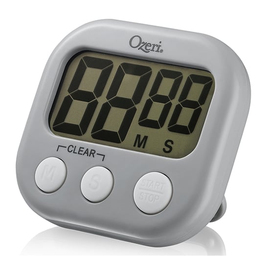 Ozeri Kitchen and Event Timer LCD Stopwatch Magnetic Back Easy to Use 99 Minutes Image 1