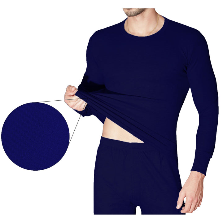 Therma Tekk 2-Piece Mens Cotton Waffle Knit Thermal Underwear Set M-2XL Image 3