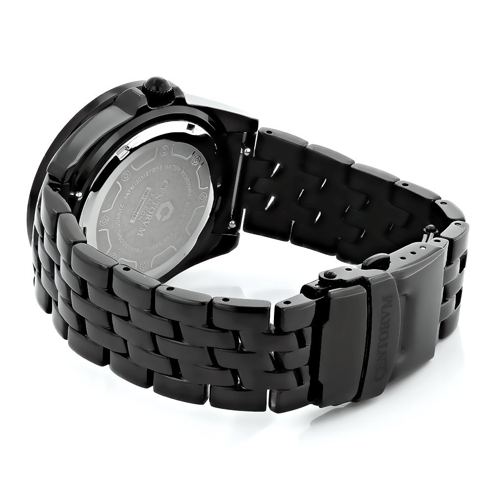 Black Centorum Diamond Watch 0.5ct Midsize Falcon Image 2