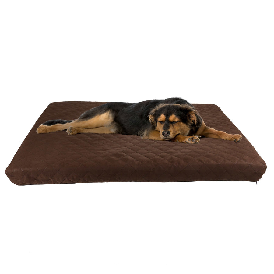 Waterproof Indoor Outdoor Memory Foam Orthopedic Large XL Pet Dog Bed Removable Cover 35 x 44 Inches Image 1