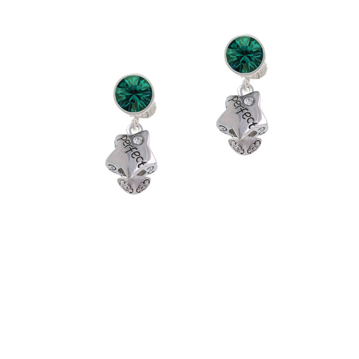 Perfect Star with Crystal Crystal Clip On Earrings Image 6