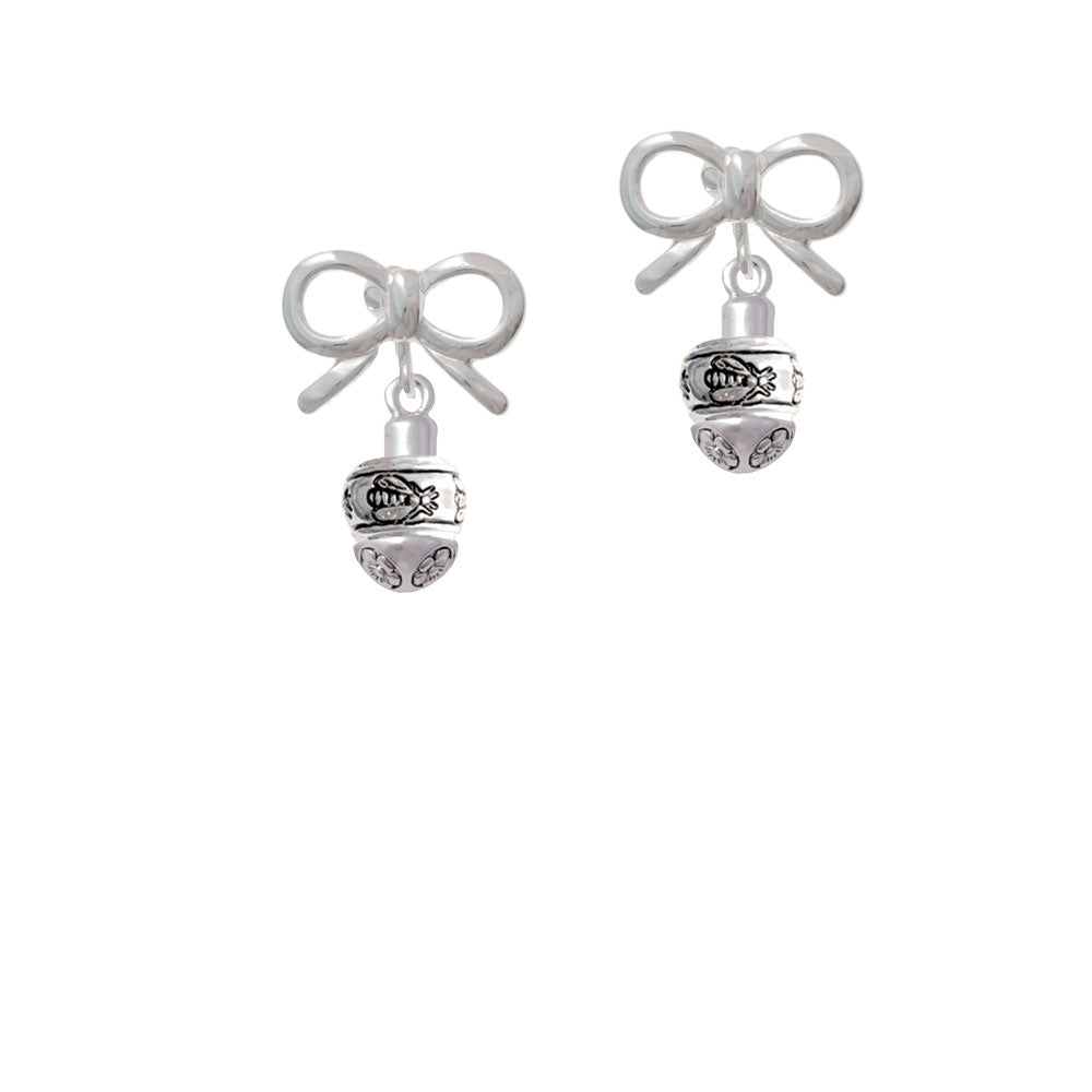 Napoleons Bee Spinner Crystal Clip On Earrings Image 9