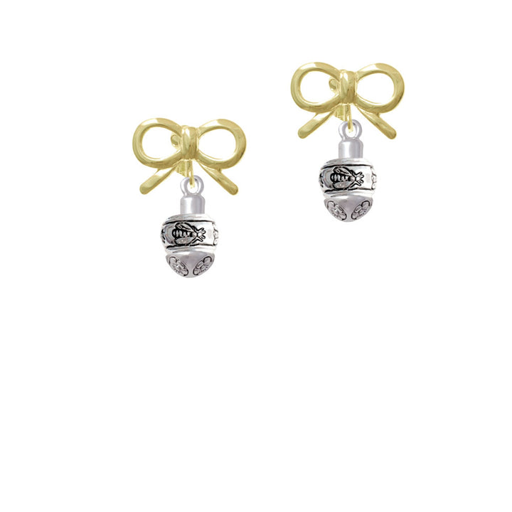 Napoleons Bee Spinner Crystal Clip On Earrings Image 10