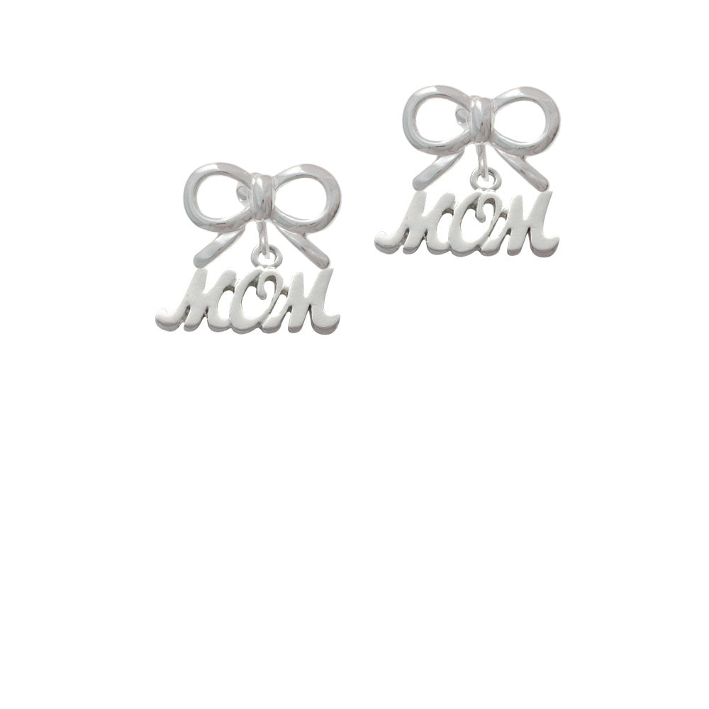 Mom Crystal Clip On Earrings Image 9