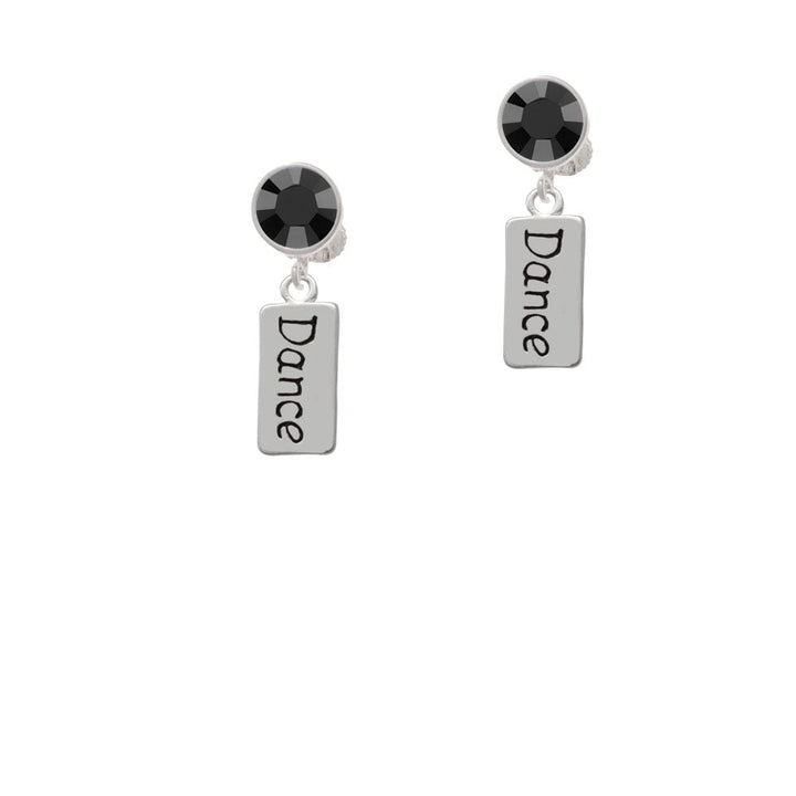 Dance Crystal Clip On Earrings Image 3