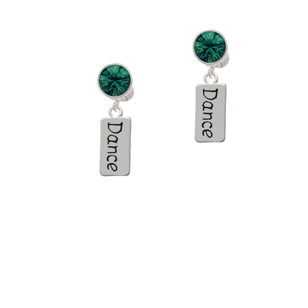 Dance Crystal Clip On Earrings Image 6