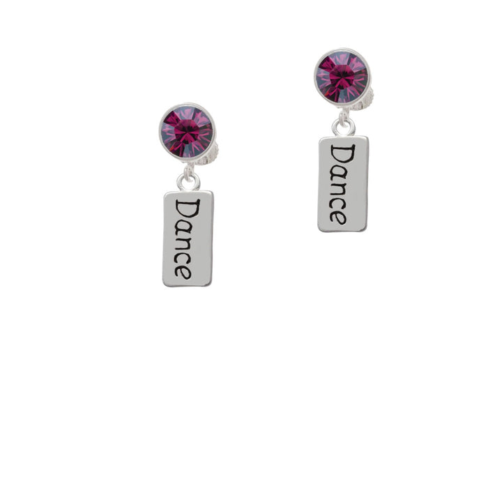 Dance Crystal Clip On Earrings Image 8