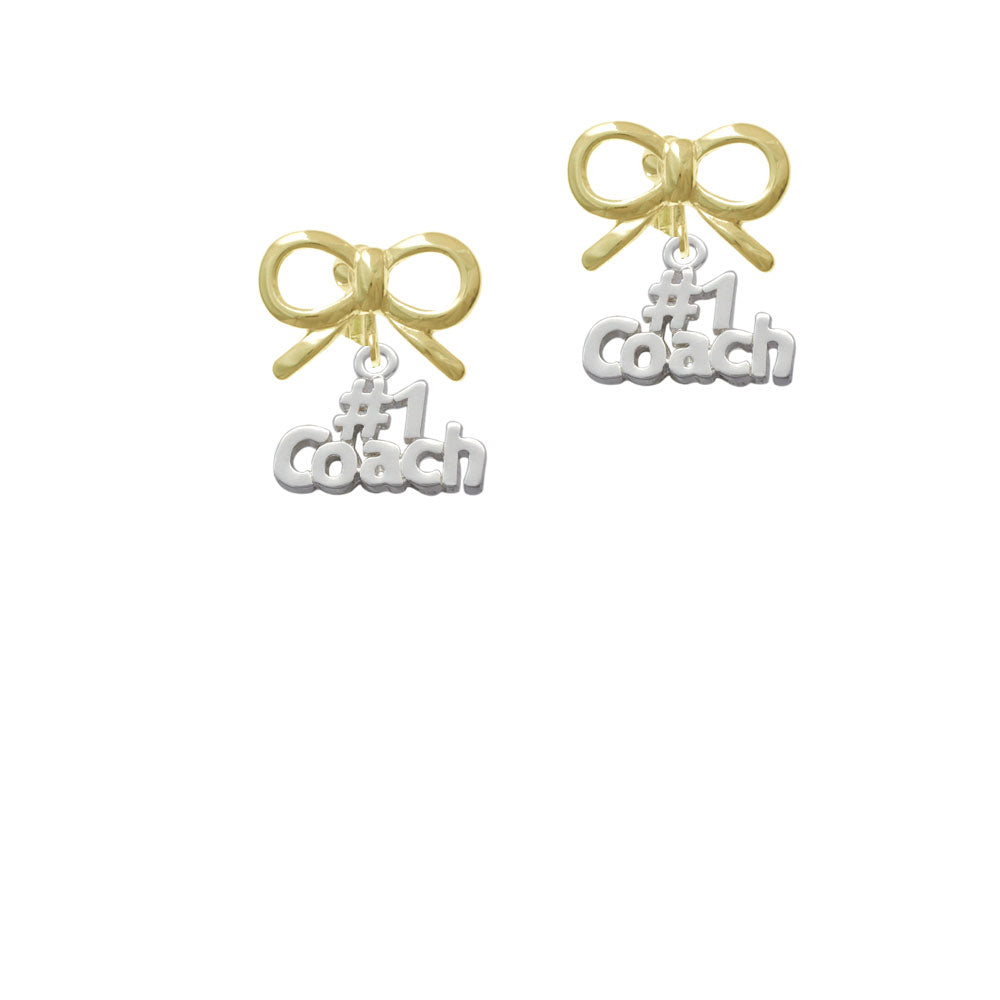 1 Coach Crystal Clip On Earrings Image 10