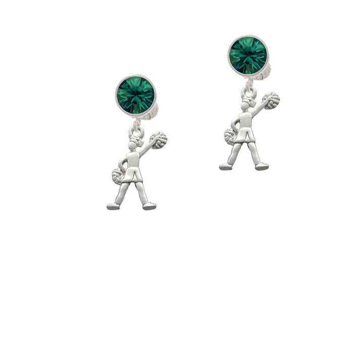 Cheerleader - Standing Crystal Clip On Earrings Image 6