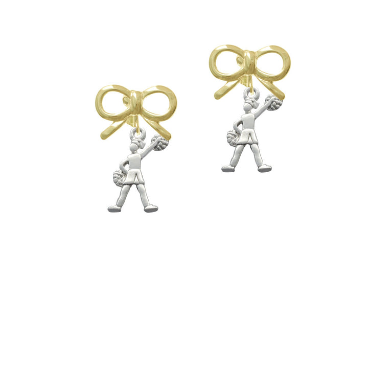 Cheerleader - Standing Crystal Clip On Earrings Image 10