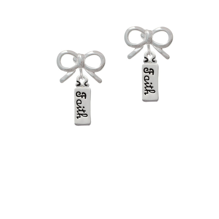 Faith Crystal Clip On Earrings Image 9