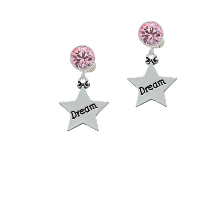 Dream Star Crystal Clip On Earrings Image 4