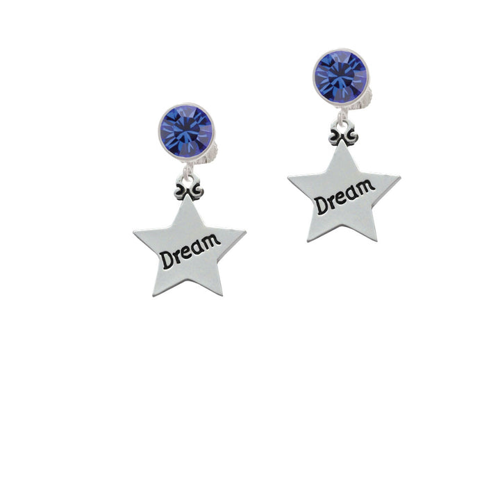 Dream Star Crystal Clip On Earrings Image 7