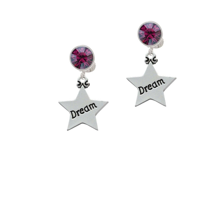 Dream Star Crystal Clip On Earrings Image 8