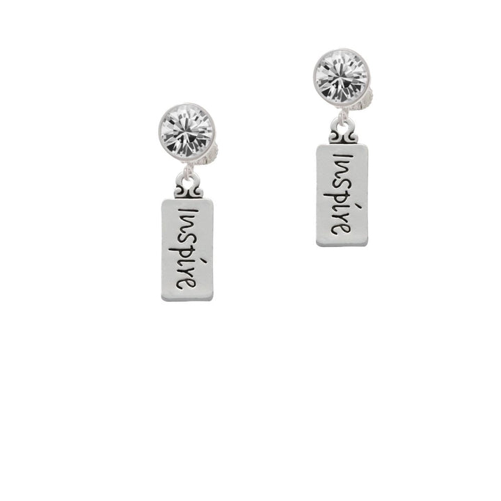 Inspire Crystal Clip On Earrings Image 1