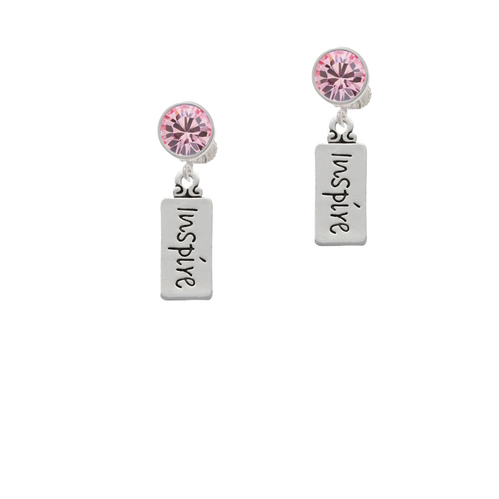 Inspire Crystal Clip On Earrings Image 4