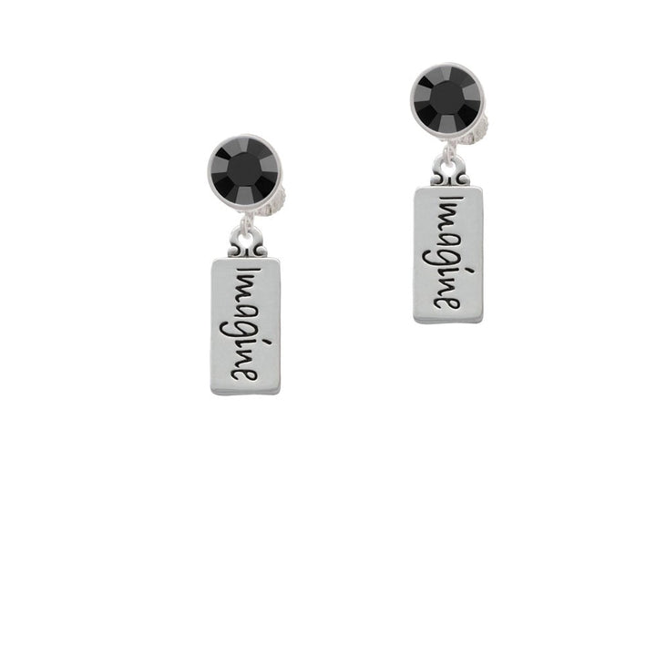 Imagine Crystal Clip On Earrings Image 3