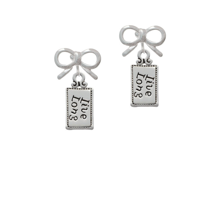 Live Long Crystal Clip On Earrings Image 9