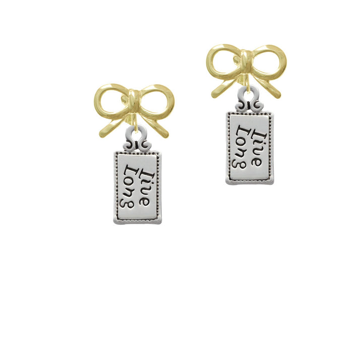 Live Long Crystal Clip On Earrings Image 10