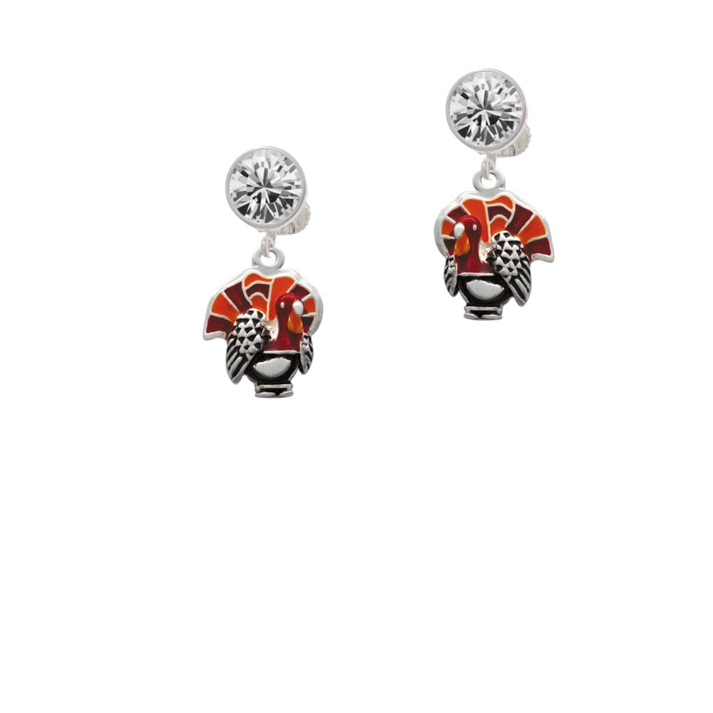 Turkey Crystal Clip On Earrings Image 2