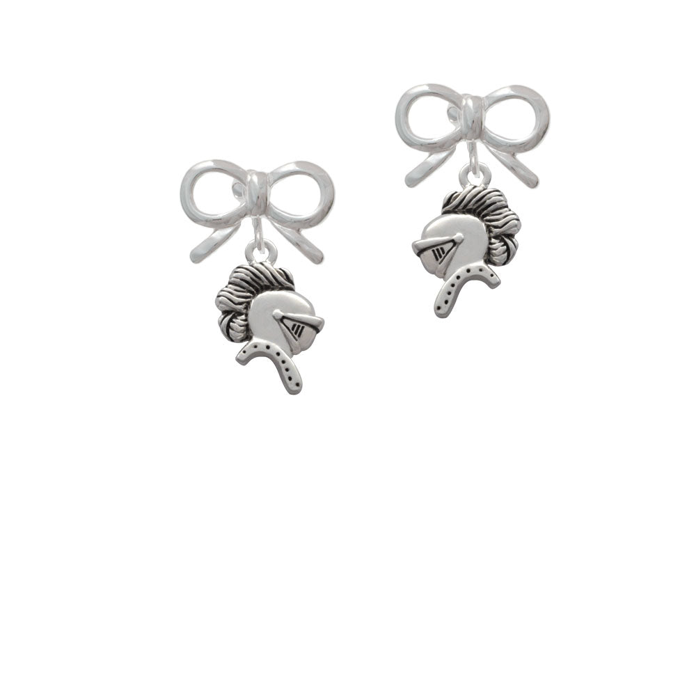 Knight - Mascot Crystal Clip On Earrings Image 9